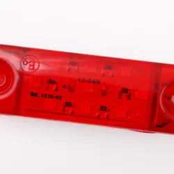 Ліхтар габаритний 85*25мм 9-SMD червоний