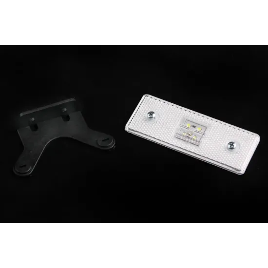 Ліхтар габаритний 110*40мм 4-SMD з кроншт. білий