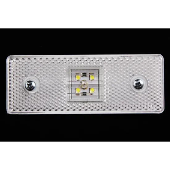 Ліхтар габаритний 110*40мм 4-SMD з кроншт. білий