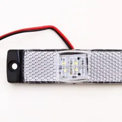 Ліхтар габаритний 130*32*15мм 4-SMD білий
