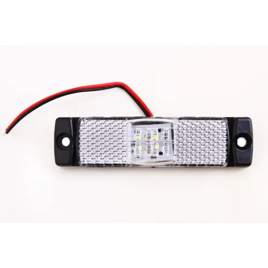 Ліхтар габаритний 130*32*15мм 4-SMD білий