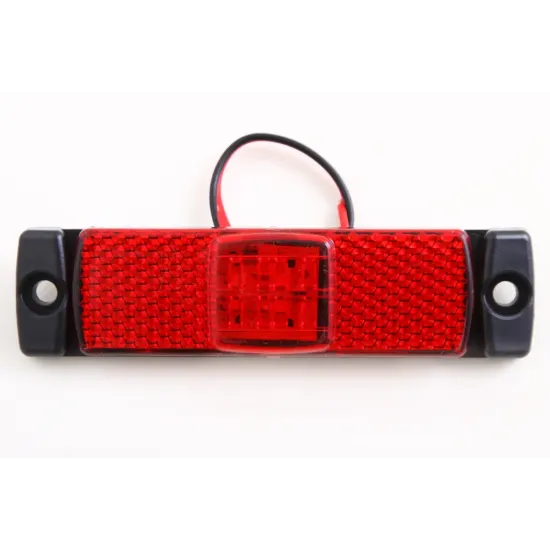 Ліхтар габаритний 130*32*15мм 4-SMD червоний