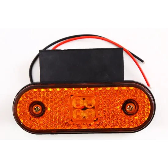 Ліхтар габаритний 116*44*17мм 4-SMD з кроншт. оранж.
