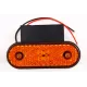 Ліхтар габаритний 116*44*17мм 4-SMD з кроншт. оранж.