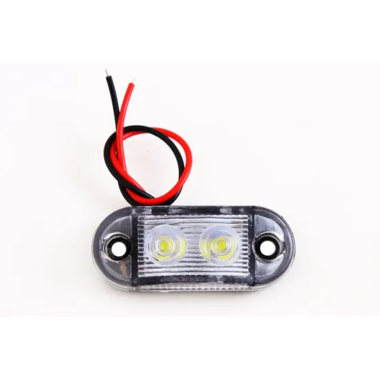 Ліхтар габаритний 62*27*17мм 2-SMD білий