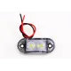 Ліхтар габаритний 62*27*17мм 2-SMD білий