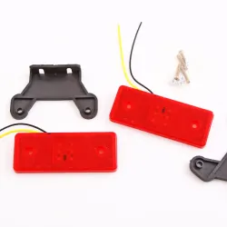 Ліхтар габаритний 110*43*18мм 6-SMD з кроншт. червоний "Auto light"