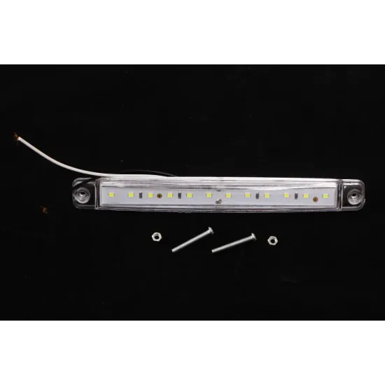 Ліхтар габаритний 170*20мм 12-SMD білий "Auto light" + кріплення