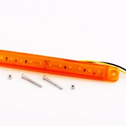 Ліхтар габаритний 170*20мм 12-SMD оранж. "Auto light" + кріплення
